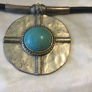 Necklace with Turquoise pendent